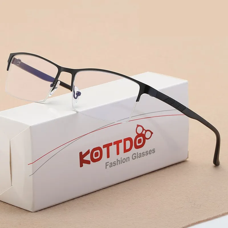 

KOTTDO Retro Reading Eyeglasses Men's Fashion Myopia Glasses Spectacle Frames Gift For Men Women Computer Glasses Frames Eyewear