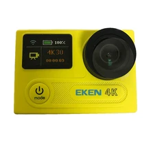 Original EKEN H8R Action Camera VR360 Ultra HD 4K/30fps Dual LCD Mini Cam Waterproof Sports Camera gopro hero 4 style