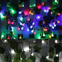 10 м 100 светодиодный s 110 V 220 Вт водостойкый LED IP65 открытый многоцветный светодиодный гирлянды рождественские Огни Праздник свадебное украшение вечеринки