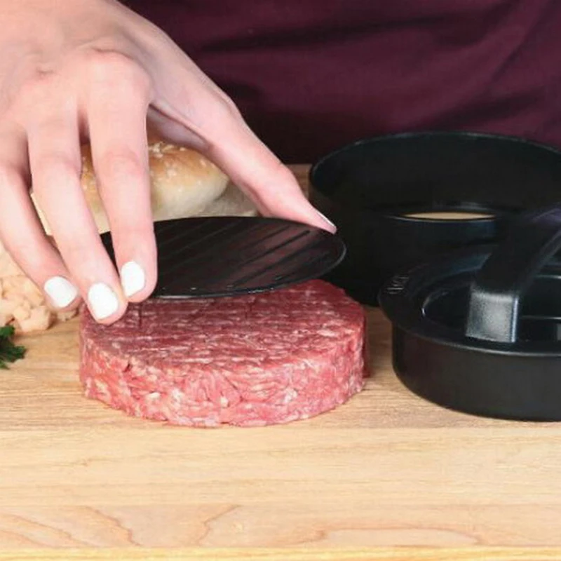 3 шт./компл. круглый Форма форма для гамбургера Пластик для бургеров из мяса Пресс плесень говядины форма для гамбургера дропшиппинг