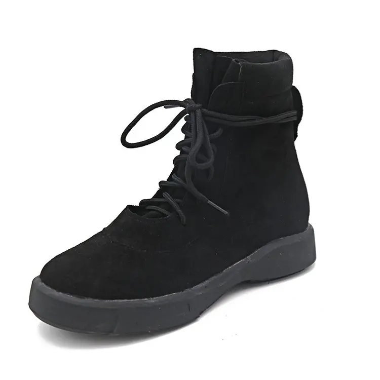 

Martin boots women's boots flat 2018 spring and autumn new wild students thick bottom
