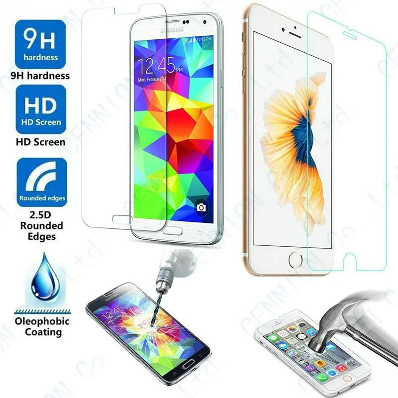 2.5d 9h tempered glass for iPhone 4 5 6 7 (7)