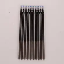 Офисная школьная гелевая Шариковая ручка синяя, черная заправка 0,38 мм точечная роликовая ручка чернила офис, заправки