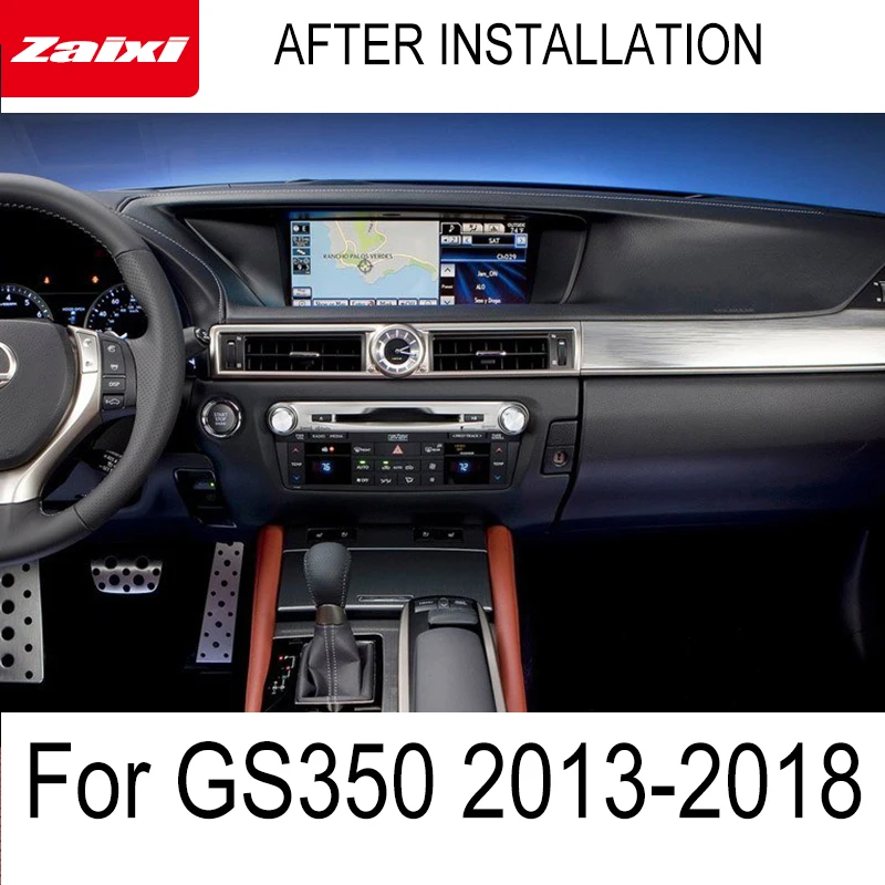 ZaiXi Android 2G ram для Lexus GS 350 GS350 2013- gps сенсорный экран мультимедийный плеер Авторадио Навигация стиль