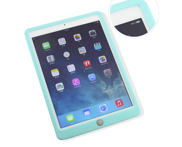 Мягкий цветной чехол Suger для iPad Air 2 Air2 силиконовый защитный A1566 A1567 air планшета|cover