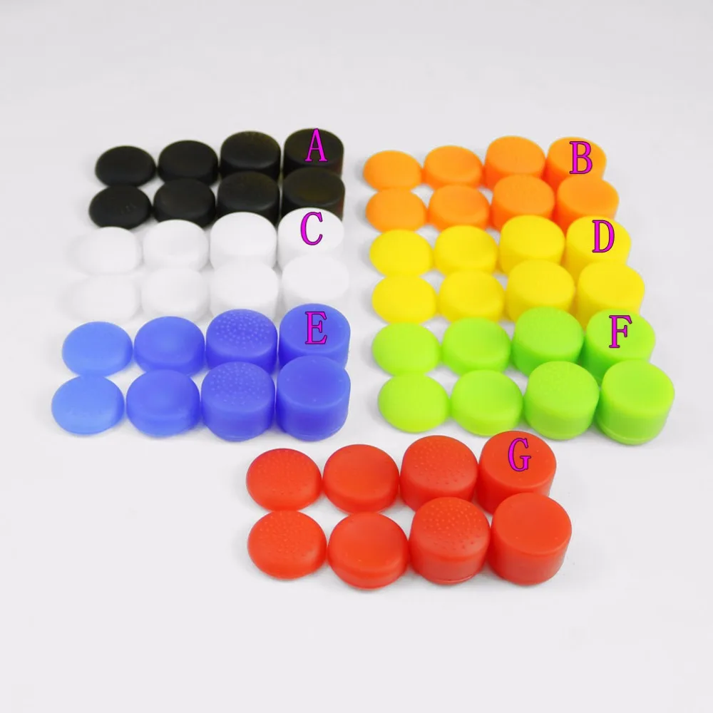 

20sets For PS4 Pro Slim Lever Extended Silicone Thumb Grip Cap for PS4 Controller Silicon Joysticks Extender Grips