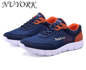 

New listing hot sales Spring and summer sports shoes net men Breathable running shoes 7603