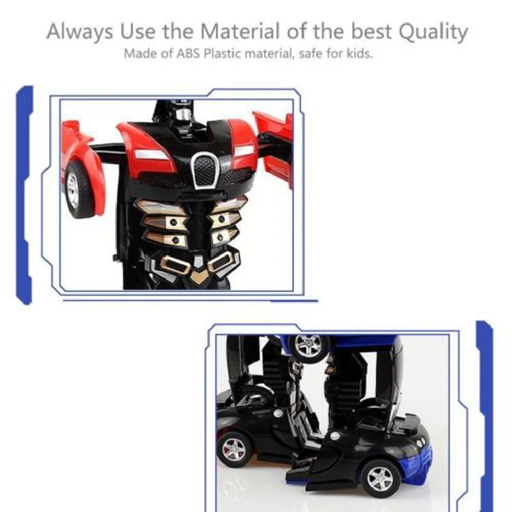Transformation Model Robot Car Transforming Kids Toy Toddler Auto Robots Cool Toy for Boys Birthday Car Toys For Children