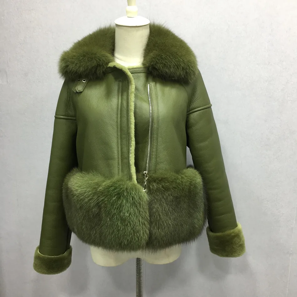 women genuine leather jacket with fur (25)