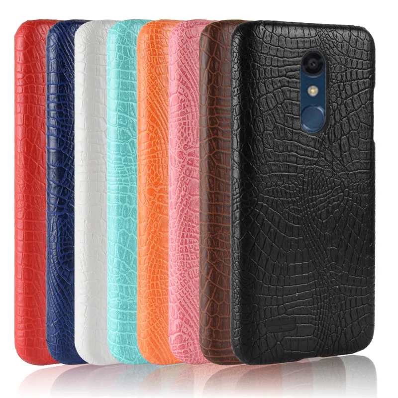 

For LG K11 Case LG K11 2018 Case Luxury Hard Thin TPU PU Leather crocodile Skin Cover For LG K11 K 11 LGK11 case Fundas Couqe