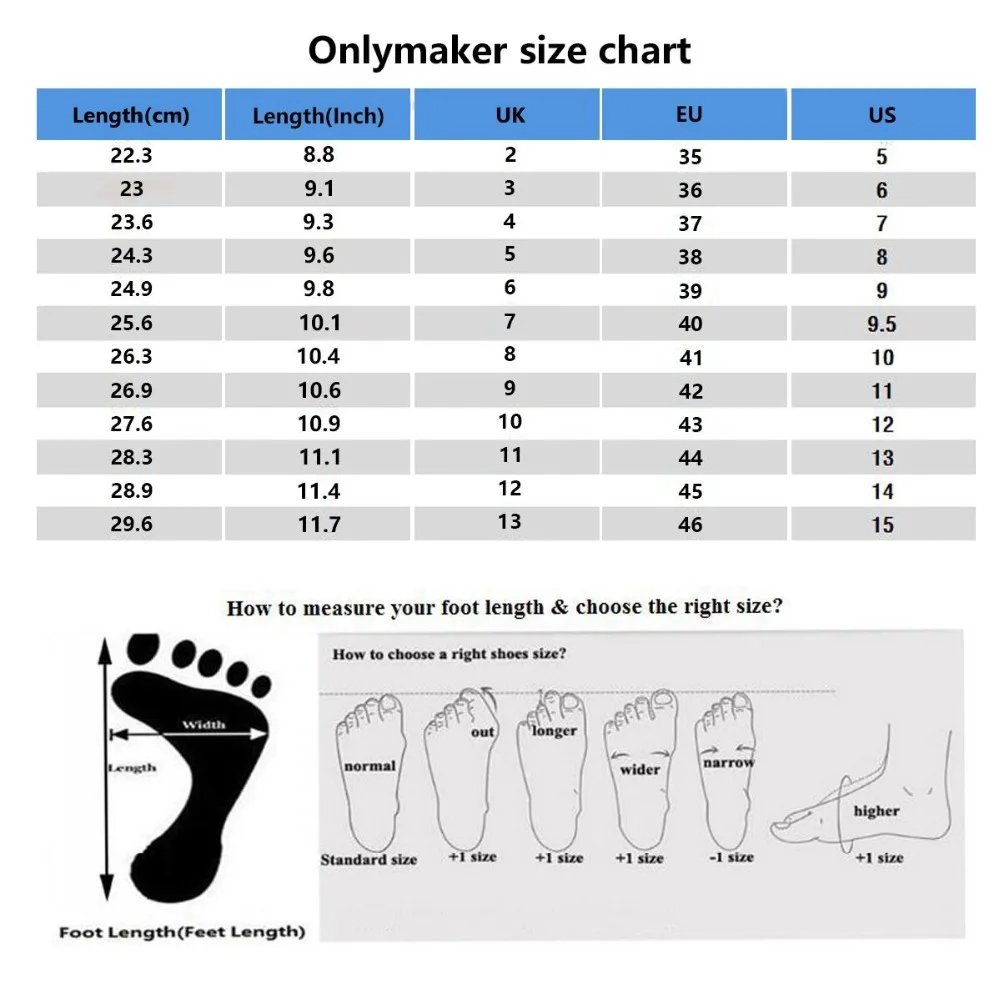 Onlymaker Women's Handcrafted Rounded Toe Side Zipper Slim Fashion Ankle Boots Plus Size 35-46