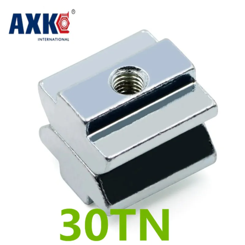 2021 New Real 50pcs 30tn M4 M5 M6 T Sliding Nut Slide Block Nuts 3030