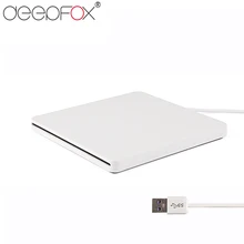 DeepFox супер тонкий внешний слот в DVD RW корпус USB 3,0 чехол 9,5 мм SATA Оптический привод для ноутбука Macbook без драйвера