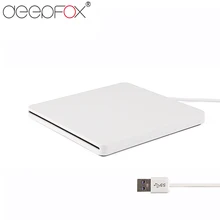 DeepFox супер тонкий внешний разъем в DVD RW корпус USB 3,0 Корпус 9,5 мм SATA оптический дисковод для ноутбука Macbook без драйвера