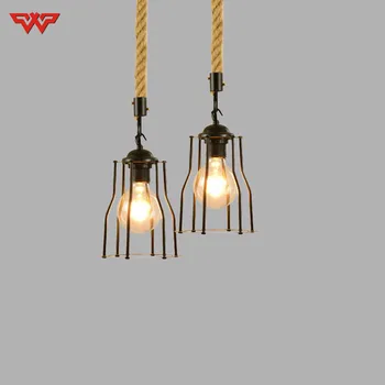 

Nordic Retro Creative Small Pendant Lamp Single-ended Bar Dining Room Lamp Concise Corridor Personalized Iron Lamps and Lanterns