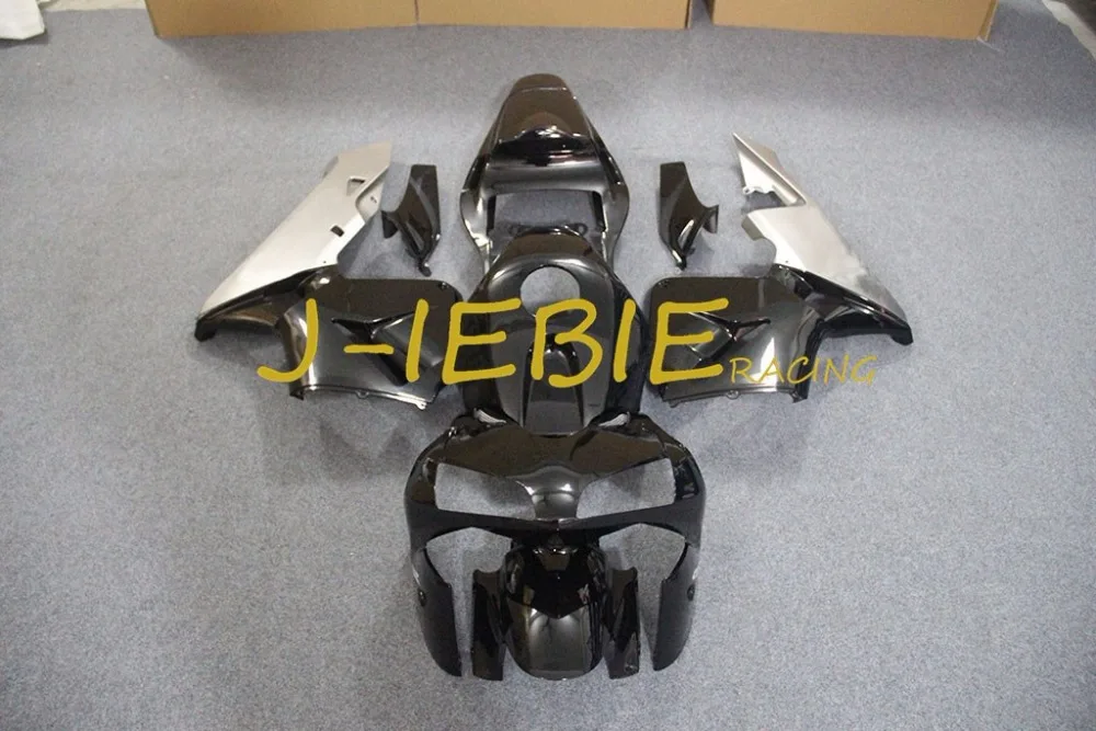 

Black silver Injection Fairing Body Work Frame Kit for HONDA CBR600RR CBR 600 CBR600 RR F5 2003 2004