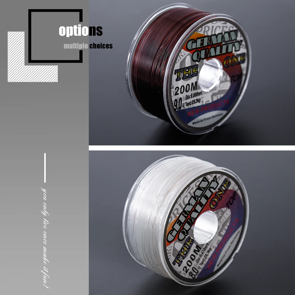 Linha de pesca de revestimento de fluorocarbon