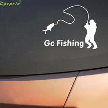 Auto Go Fishing Design car Body Sticker Waterproof vehicle car styling car-covers personality auto accessories Au 25