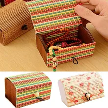 Вместительная креативная бамбуковая коробка для хранения