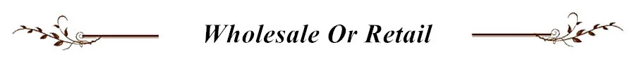 Wholesale or retail