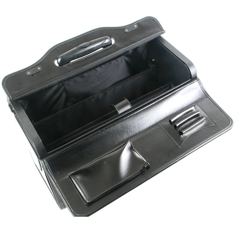 Retro Genuine Leather pilot Rolling Luggage Cabin Airline stewardess Travel Bag on Wheels Business Trolley Suitcases hangbag spinner luggage