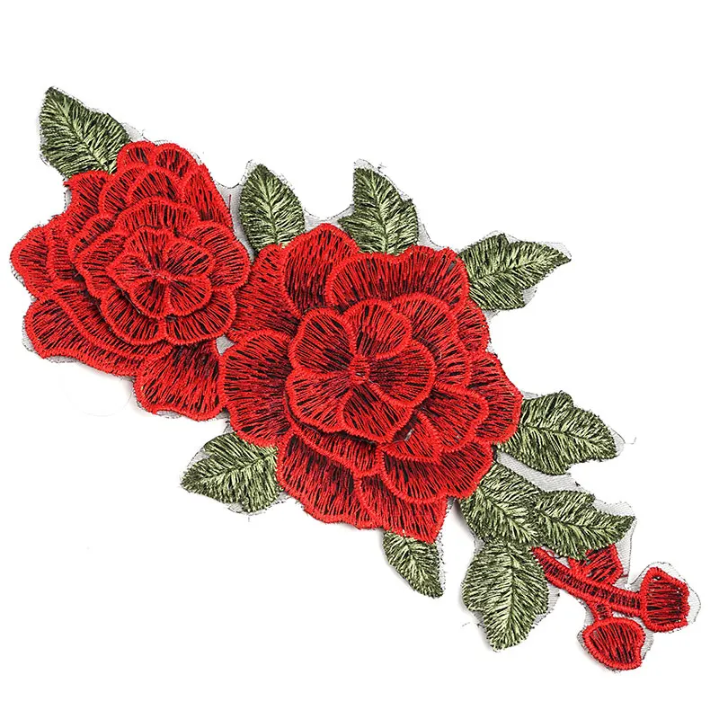 Aliexpresscom buy 2pcs rose flower embroidery patches for clothing Aliexpresscom buy 2pcs rose flower embroidery patches for clothing