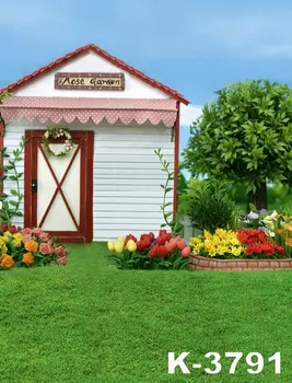 

Backgrounds For Photo Studio 1.5x2m Rose Garden Scenic Backdrops Photographic Colorful Flowers Green Grasses Wedding Backgrounds