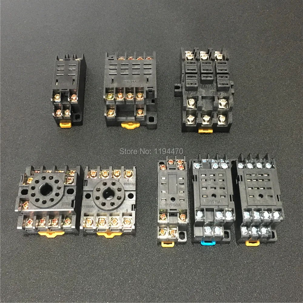 5 шт. Mini основание релейного разъема PTF08A PTF14A PYF08A PYF11A PYF14A PF083A PF113A 38F-11A для