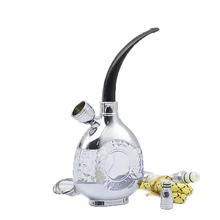 Перепелиное яйцо 6 дюймов кальян курительный фильтр, табак, водопровод, мундштук, фильтр для воды, коптильни, набор для курения, с ярким светом