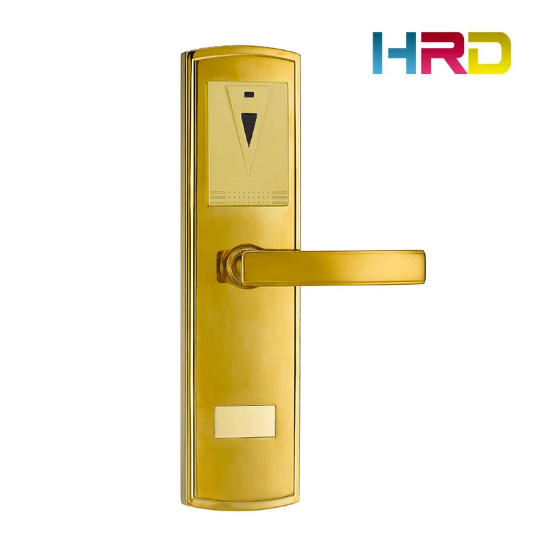 

High quality zinc alloy hotel card key lock system rfid card hotel lock
