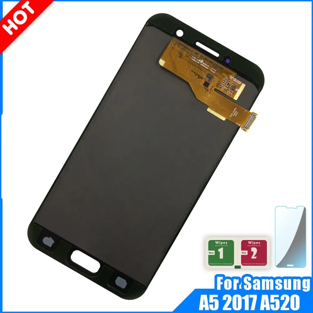 

LCD Display For Samsung Galaxy A5 2017 A520 A520F A520F/DS Phone Touch Screen Digitizer Assembly A520 A520F LCD Replacemen Parts