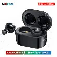 TWS беспроводные наушники-вкладыши Bluetooth гарнитура Bluetooth 5,0 наушники-вкладыши 3D стерео с микрофоном зарядная коробка для смартфона