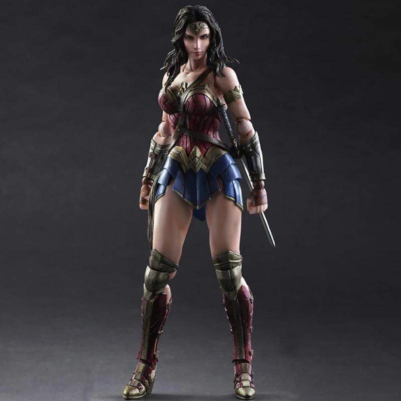

PLAY ARTS Justice League Wonder Woman DC Action Figure Model Toys 27cm