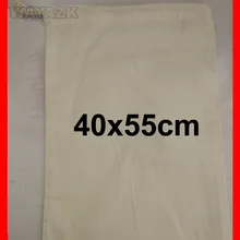 100 шт/лот) размер 40x55 см(16x2") Большой Хлопковый мешок на шнурке оптом