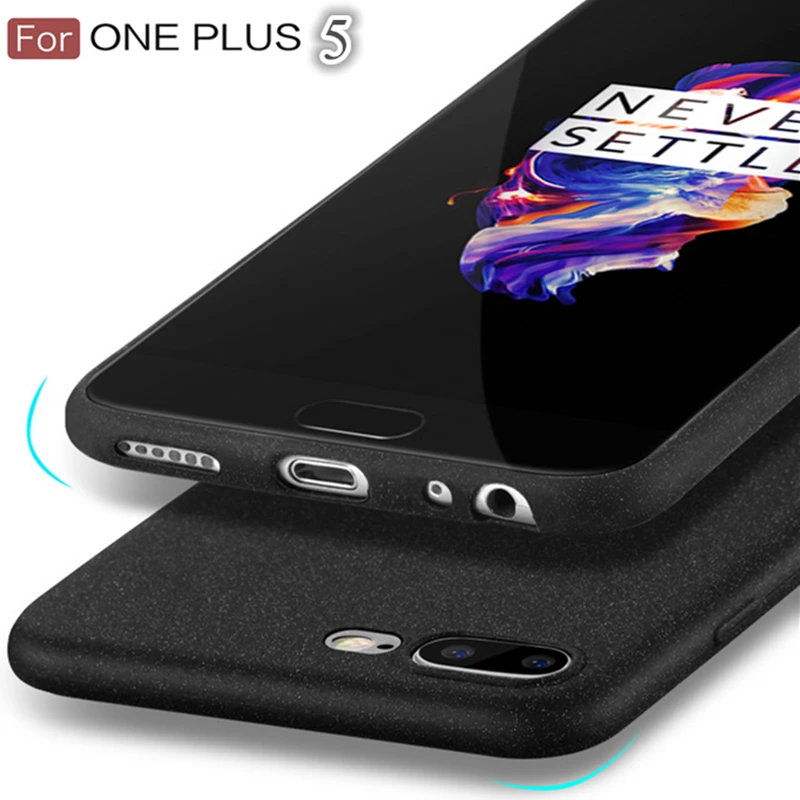 

Ultra Thin Cover For Oneplus 5 5t 3 Case Soft Silicon Plain Matte PP Scrub Back Cover For one plus 5 3t 5t Original Phone Case