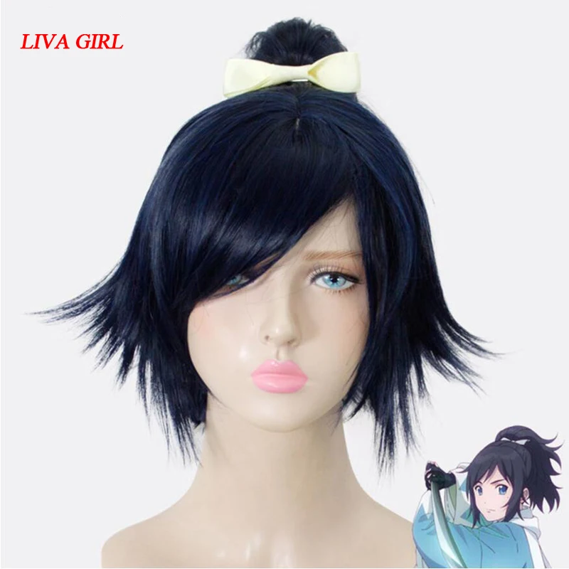 LIVA GIRL NEW High quality Yamatonokami Yasusada Cosplay Wig Touken Ranbu Online Costume Play Wigs Halloween Costumes Hair |