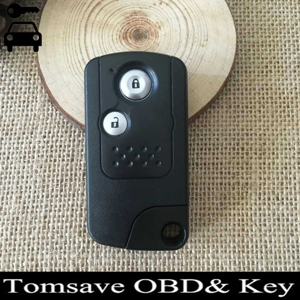 

Free Shipping 2 Button Intelligent Smart Remote Key Card 433MHZ With ID46 Electronic Chip For Honda CRV New CRV Remote Key Lock