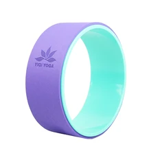 Колесо для йоги сильнейшее и наиболее удобное колесо для йоги Dharma для растяжения и улучшения спиннинга, фитнеса 12x5 дюймов базовое