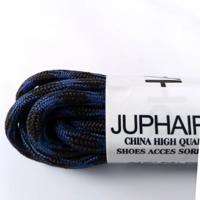 JUP1-50 Pairs Cyan Coffee Round Laces Gray Purple Non-slip Outdoor Sport Hiking Sneaker Shoelace Skate Boot Bootlace String Rope