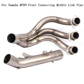 

Motorcycle Exhaust Modified Scooter Front Pipe Slip-On Full System For yamaha FZ-09 MT-09 MT 09 2014-2018