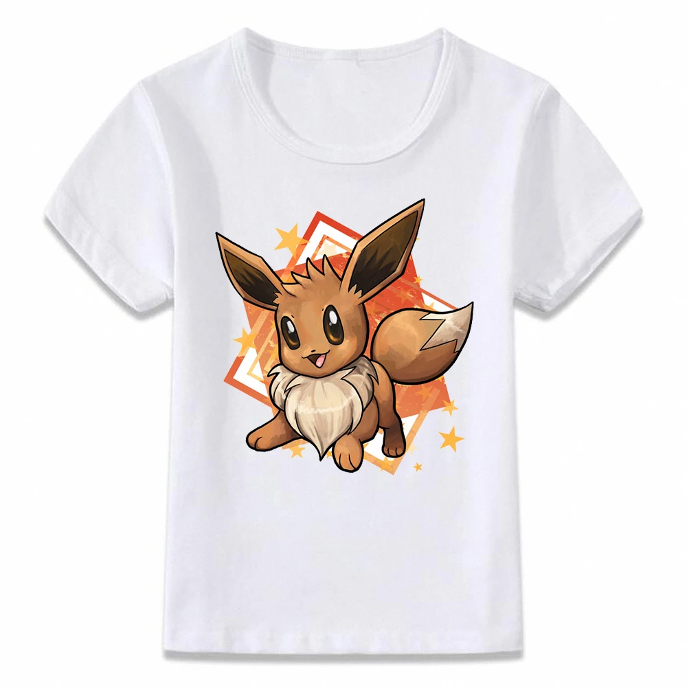 

Kids Clothes T Shirt Pokemon Eevee Lets Go T-shirt for Boys and Girls Toddler Shirts Tee