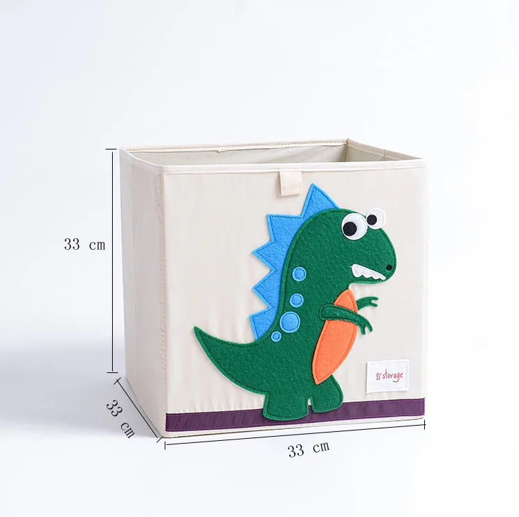 Большой квадратный мультфильм 3D вышивка детские игрушки Органайзер коробка для хранения складной ящик для хранения одежды промытый органайзер для мелочей - Цвет: pp-13