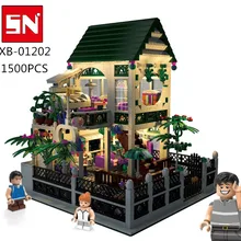 XB-01202 1500 шт романтический набор сердца со светом USB строительный блок кирпичи образовательные игрушки своими руками как подарок на день Святого Валентина