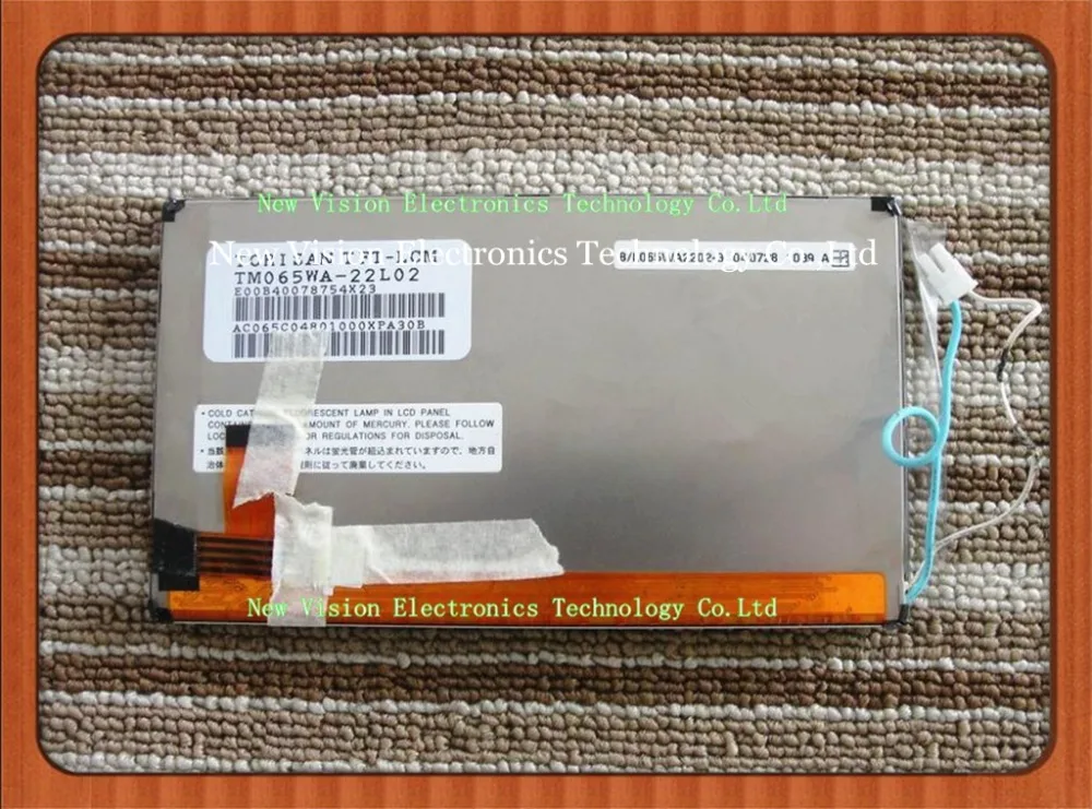 Tm065wa-22l02 tfd65w50 6." дюйма 480*234 TFT ЖК-дисплей Экран Панель с Сенсорный экран для автомобиля GPS навигации
