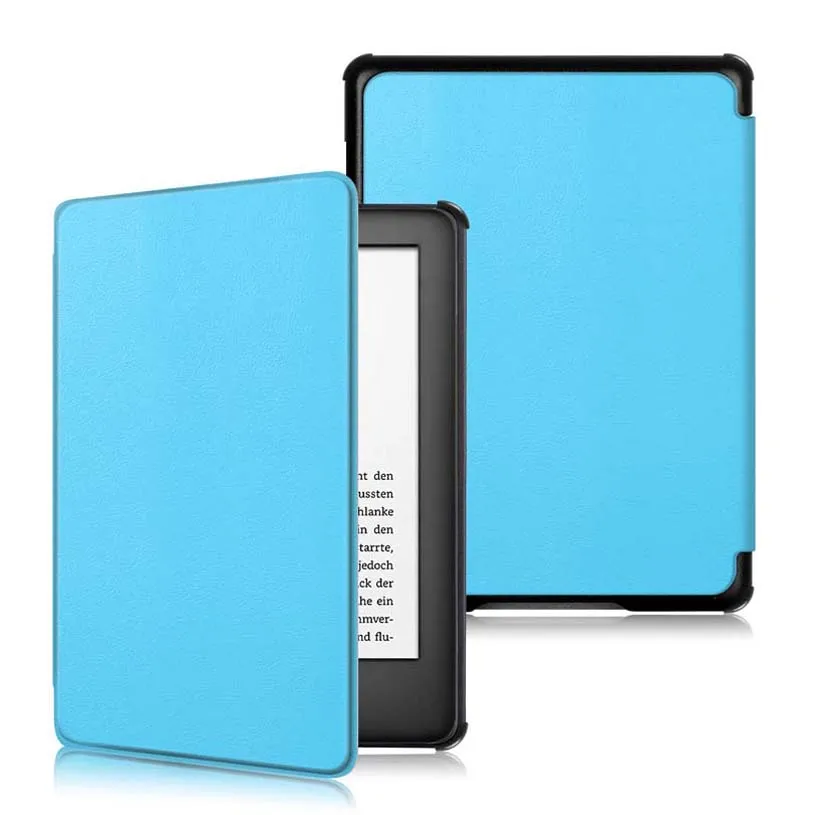 Умный тонкий чехол для нового Amazon Kindle 10 поколения выпуск " Магнитный защитный чехол для Kindle чехол Funda - Цвет: Sky Blue