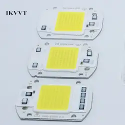 Ikvvt светодиодный удара шарика чип 20 Вт 30 Вт 50 Вт светодиодный чип 110 В 220 В Вход IP65 smart IC подходят для поделок Светодиодный прожектор холодный