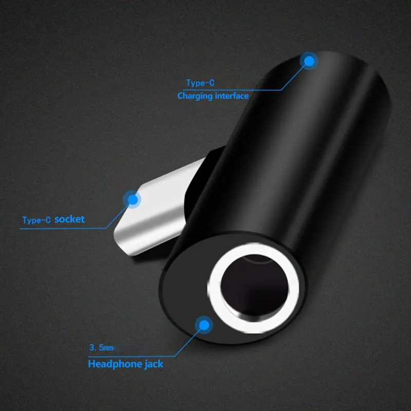 

Charging USB-C Convert For Xiaomi Mi 8 Lite Mi8 Aux Audio Cable Headphone ChargerNEW USB Type C To 3.5mm Earphone Jack Adapter