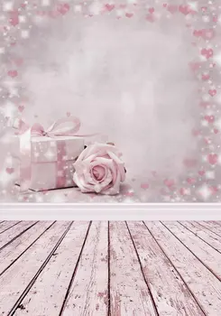 

Pink Bokeh Floor Rose Flower photography studio background Vinyl cloth High quality Computer printed children backdrops