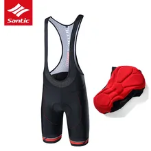Santic Мужчины Велоспорт Шорты Лето Pro Гель Мягкий Плотно Велосипедные Шорты Бермуды Ciclismo MTB Mountain Road Велосипедов Шорты Трусики
