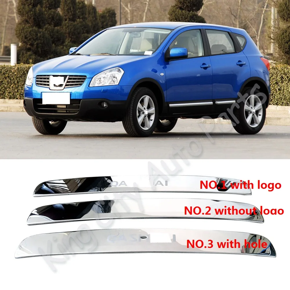 CAPQX для Nissan Qashqai 2008-2012 хромированная Задняя Крышка багажника задняя дверь ручка края МОЛДИНГ ПОЛОСА крышка багажника отделка гарнир полоса